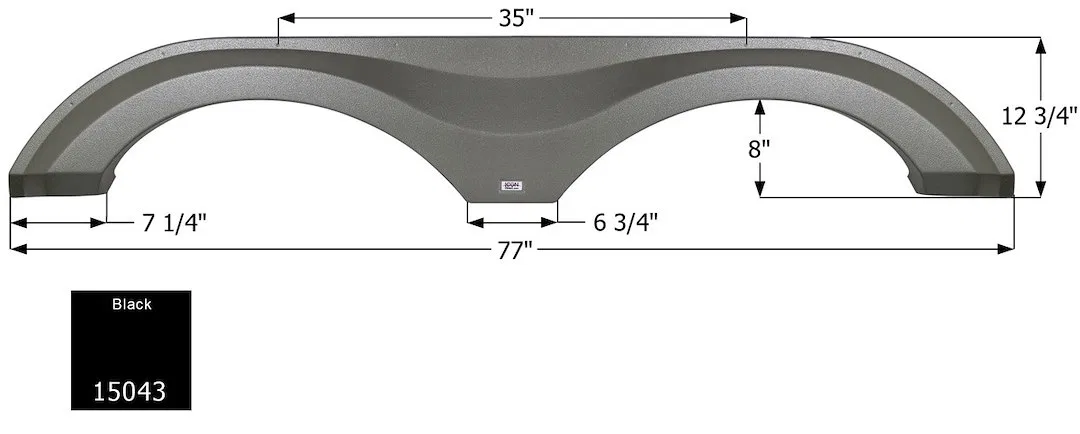 15043 – ICON Fender Skirt, Vehicle Fitment: Various Grand DesignReflection Models 77 Inch Length x 12-3/4 Inch Height...